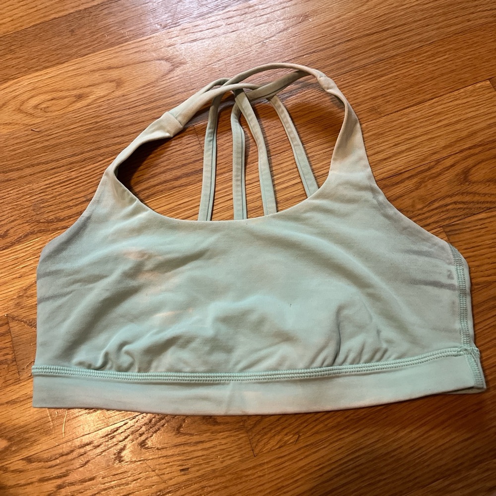 Lululemon Athletica Green Strappy Sports Bra